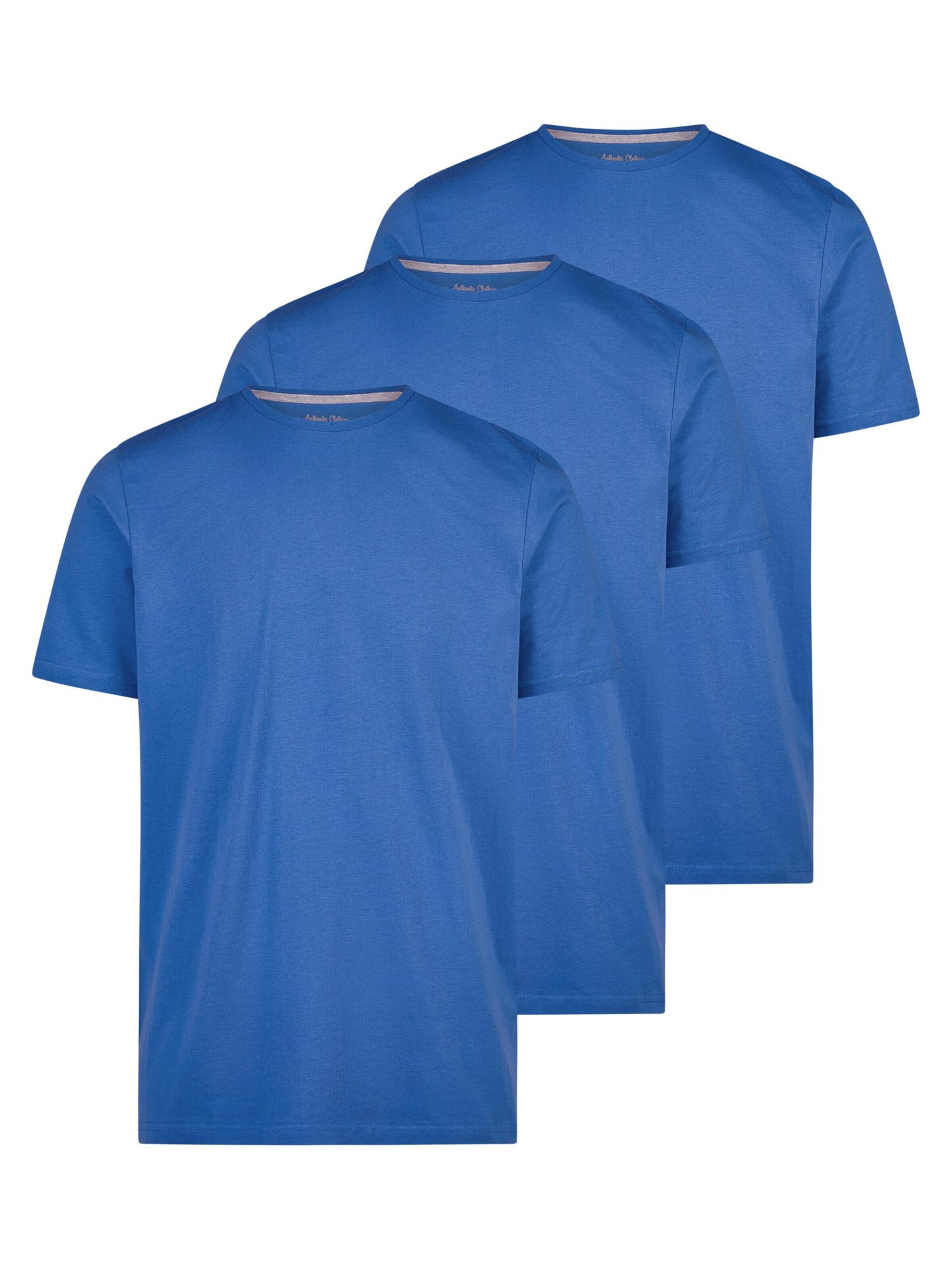 redmond Shirt 'Basic'‌‌‌‌ in Blau: Vorderseite