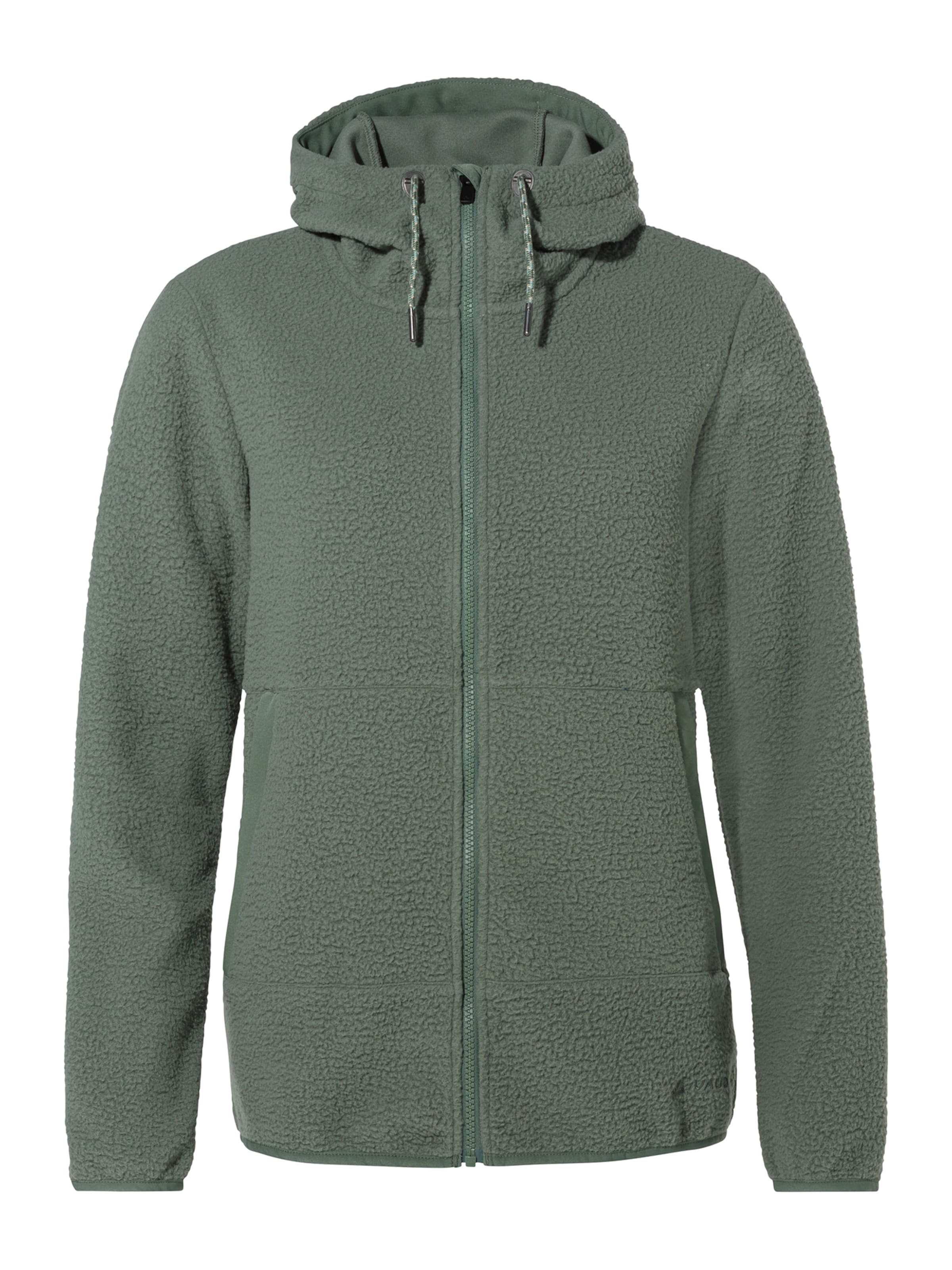 VAUDE Athletic fleece jacket 'Manukau' in Green: front