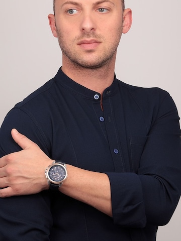 Maserati Analoog horloge in Blauw: voorkant