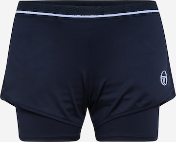 Sergio Tacchini Regular Sportshorts in Blau: predná strana