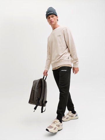 JACK & JONES Tapered Παντελόνι 'JPSTGORDON' σε μαύρο