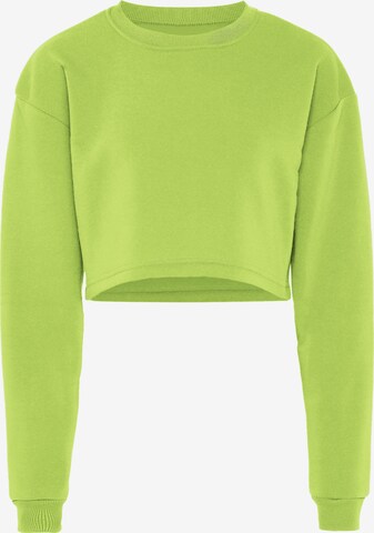 hoona Sweatshirt in Groen: voorkant