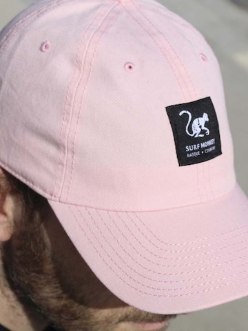 Surf Monkey - Gorra deportiva en rosa