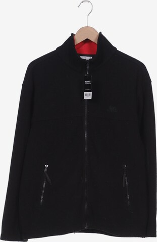 TOM TAILOR Sweatshirt & Zip-Up Hoodie in S in Black: front