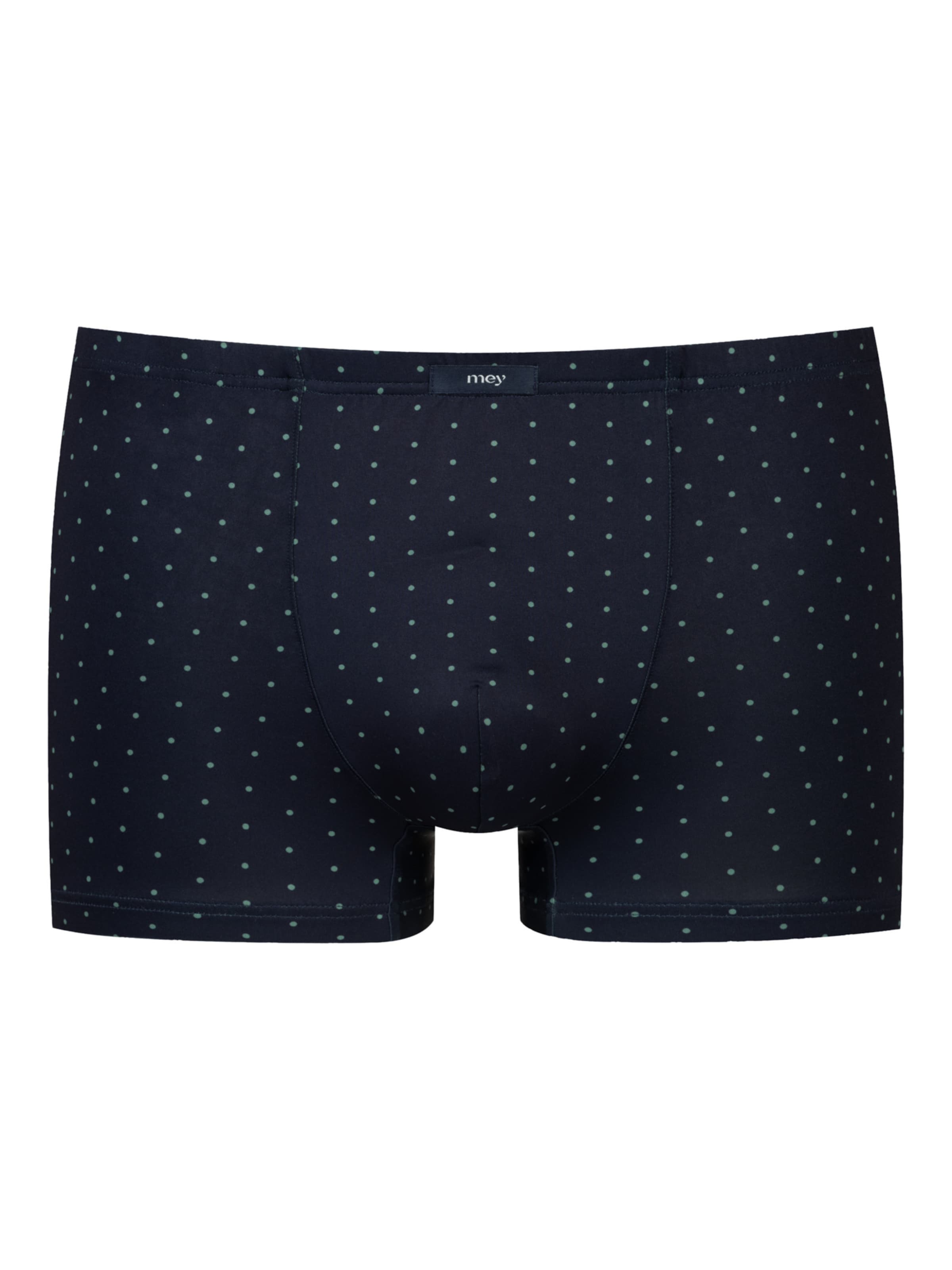 Mey Boxer shorts 'Points' in Dark blue / Light green, Item view