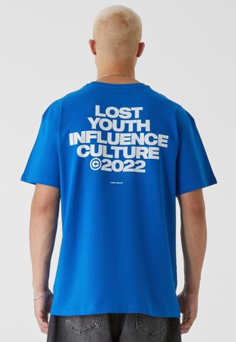 Lost Youth - Camiseta en azul: frente