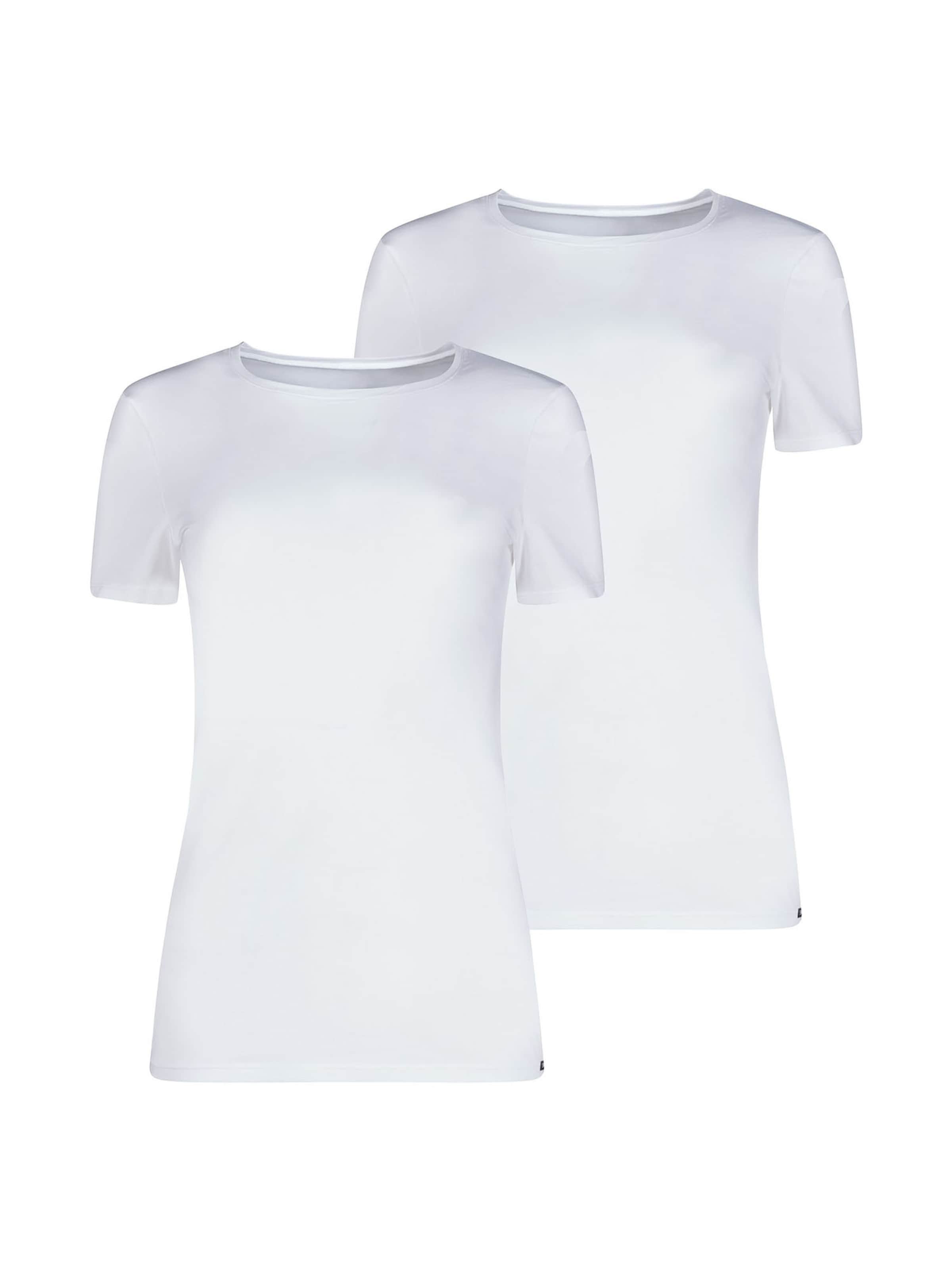 T-shirt ' Cotton Essentials ' Skiny en blanc : devant