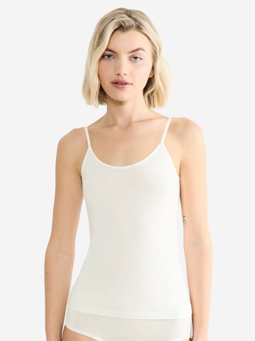 Haut ' Blue GO Sense ' SLOGGI en blanc : devant