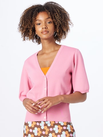Gestuz Knit Cardigan 'Matthea' in Pink: front