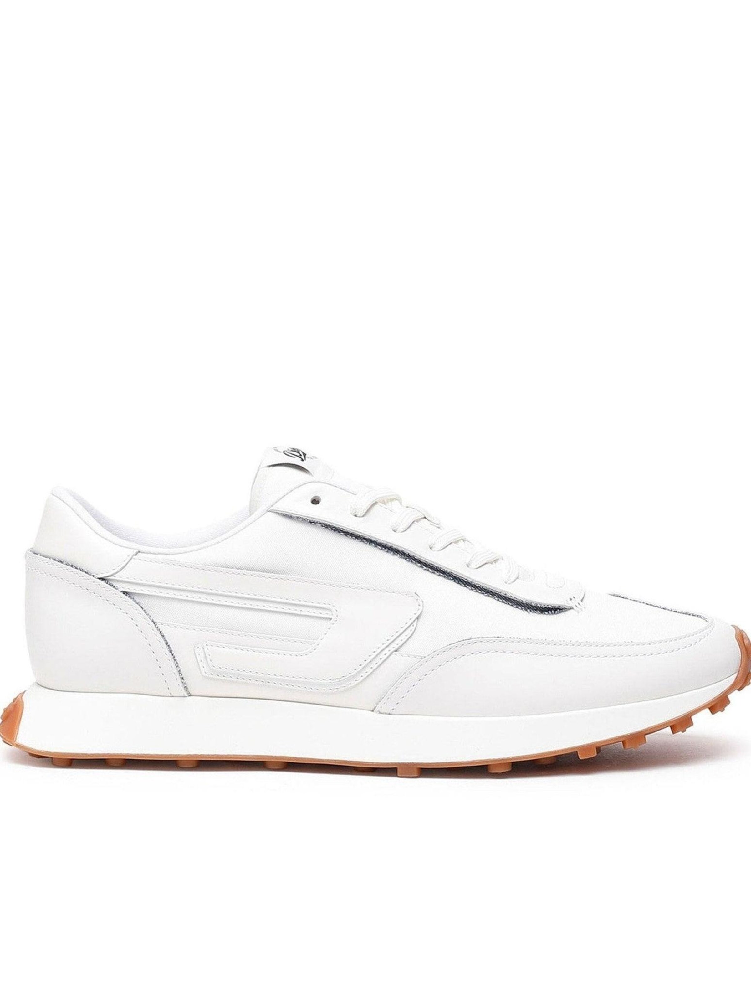 DIESEL Baskets basses 'Racer' en 41 en blanc, Vue avec produit