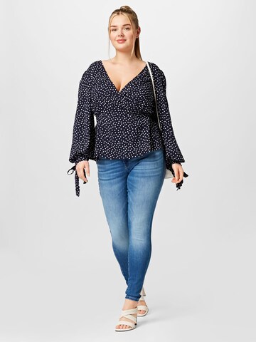 Chemisier Dorothy Perkins Curve en bleu