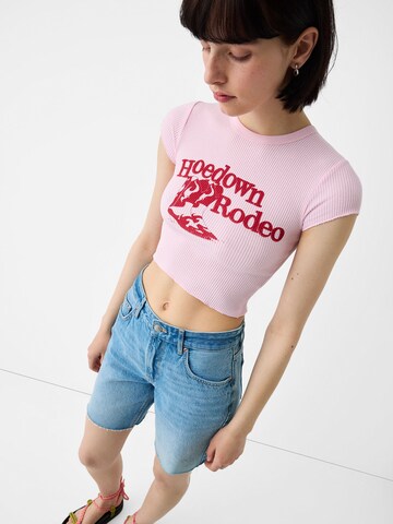 Maglietta di Bershka in rosa