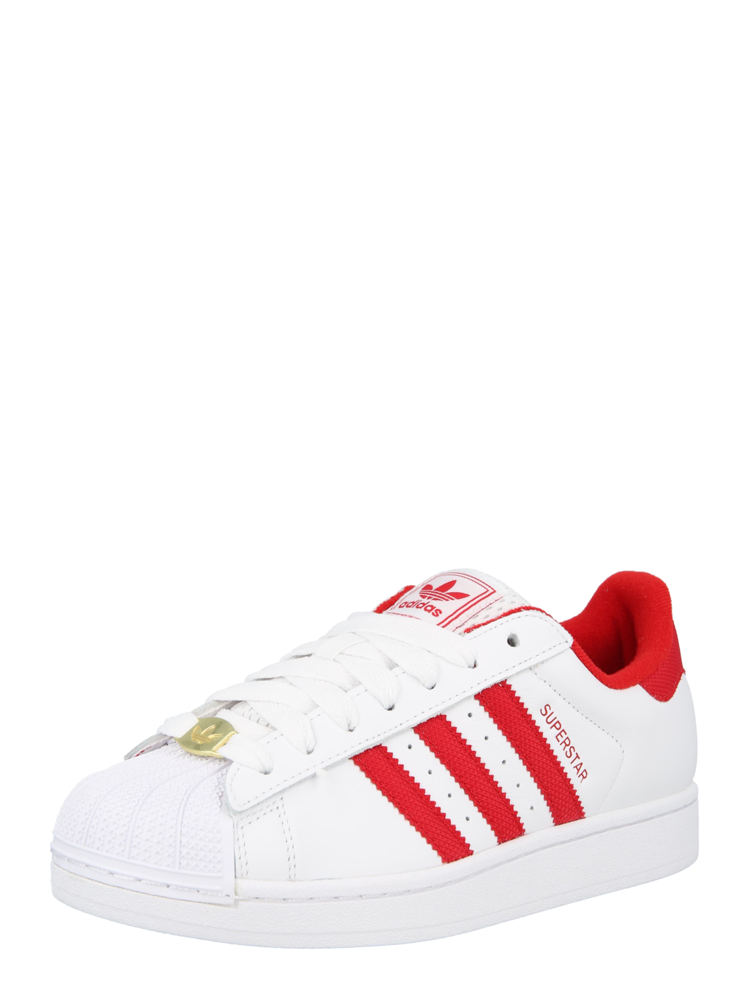 ADIDAS ORIGINALS Baskets basses 'SUPERSTAR II' en rouge / blanc, Vue avec produit