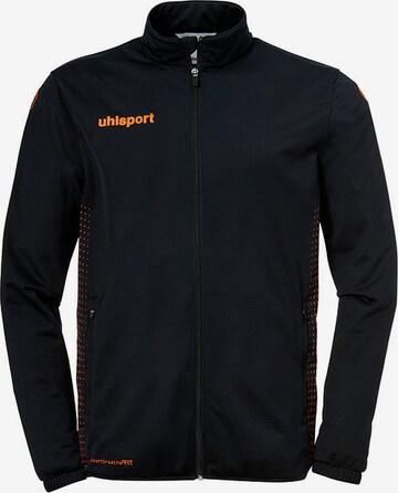 UHLSPORT Athletic Jacket in Black: front