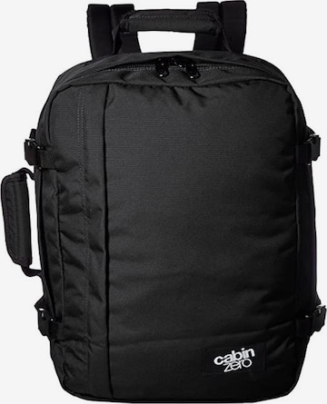 cabin zer Rucksack 'Zaino' in Schwarz: Vorderseite