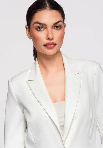 Ombre Blazer in White