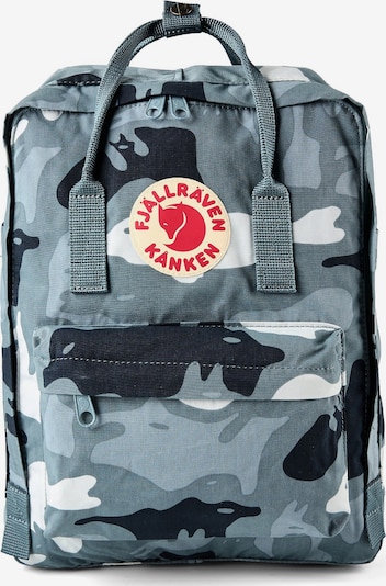 Fjällräven Rucksack 'Kanken' in blau / schwarz / weiß, Produktansicht