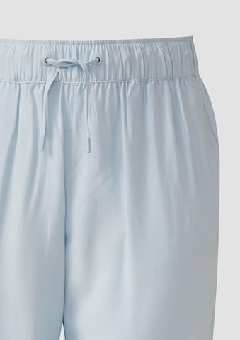Wide Leg Pantalon QS en bleu