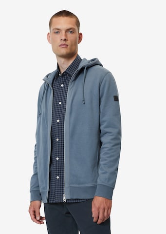 Veste de survêtement Marc O'Polo en bleu : devant