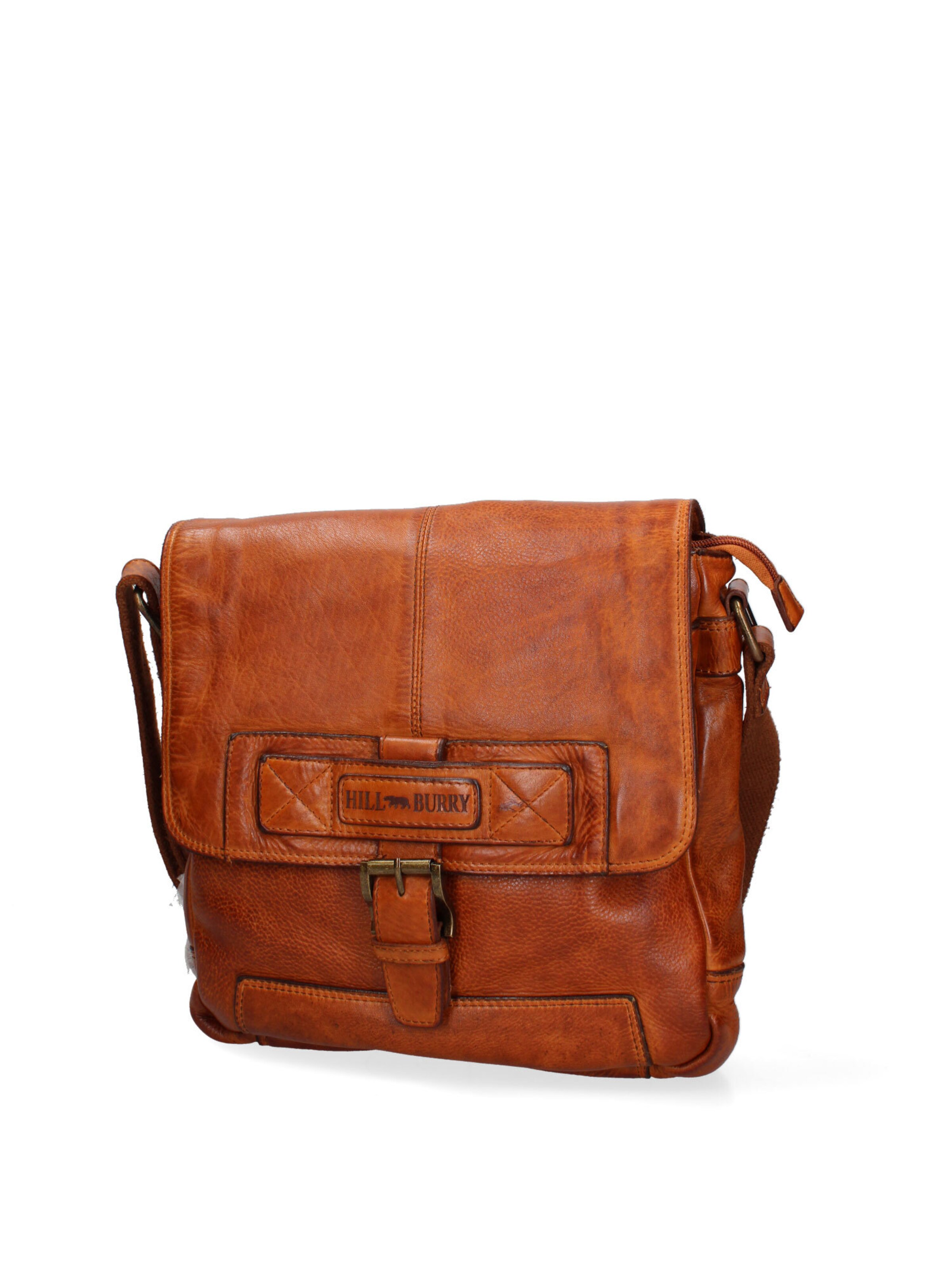 HILL BURRY Umhängetasche in Braun
