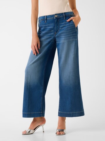 GUESS Wide leg Jeans 'Zoya' in Blue: front