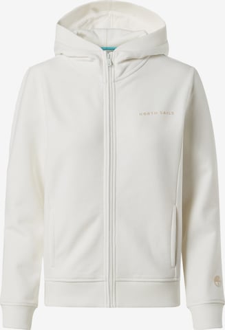 Veste de survêtement North Sails en beige : devant