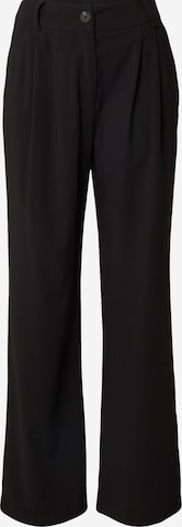 modström - Loosefit Pantalón plisado 'Benny' en negro: frente