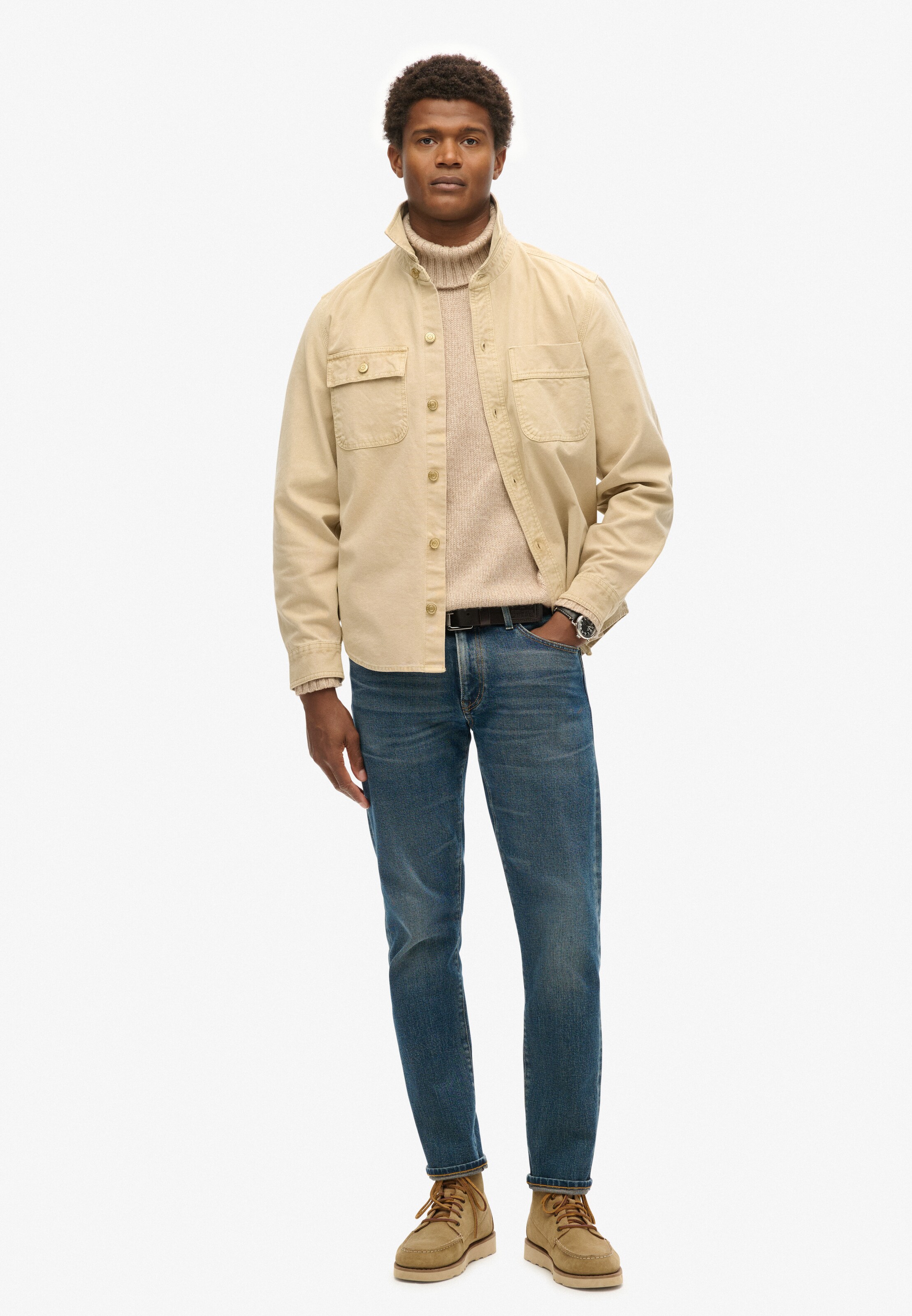 Superdry Jacke in Beige