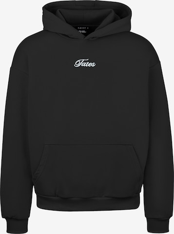 TATES Sweatshirt in Schwarz: Vorderseite