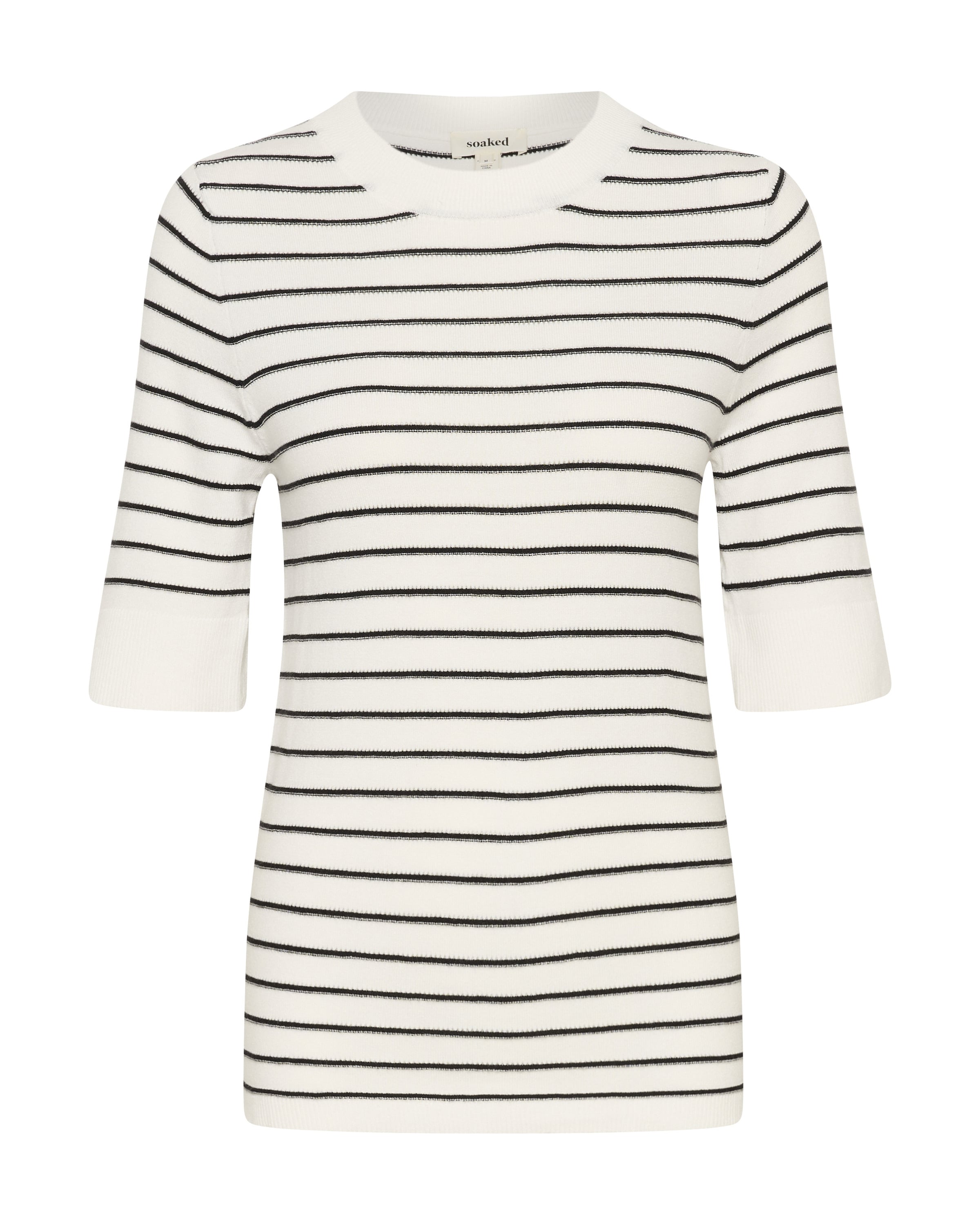 SOAKED IN LUXURY Pullover 'SLSpina' i hvid: forside