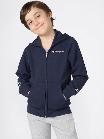 Champion Authentic Athletic Apparel Sweatjacka i blå: framsida