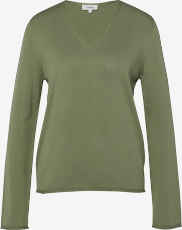 Pull-over s.Oliver en vert : devant
