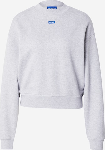 Sweat-shirt 'Delessa' HUGO en gris : devant
