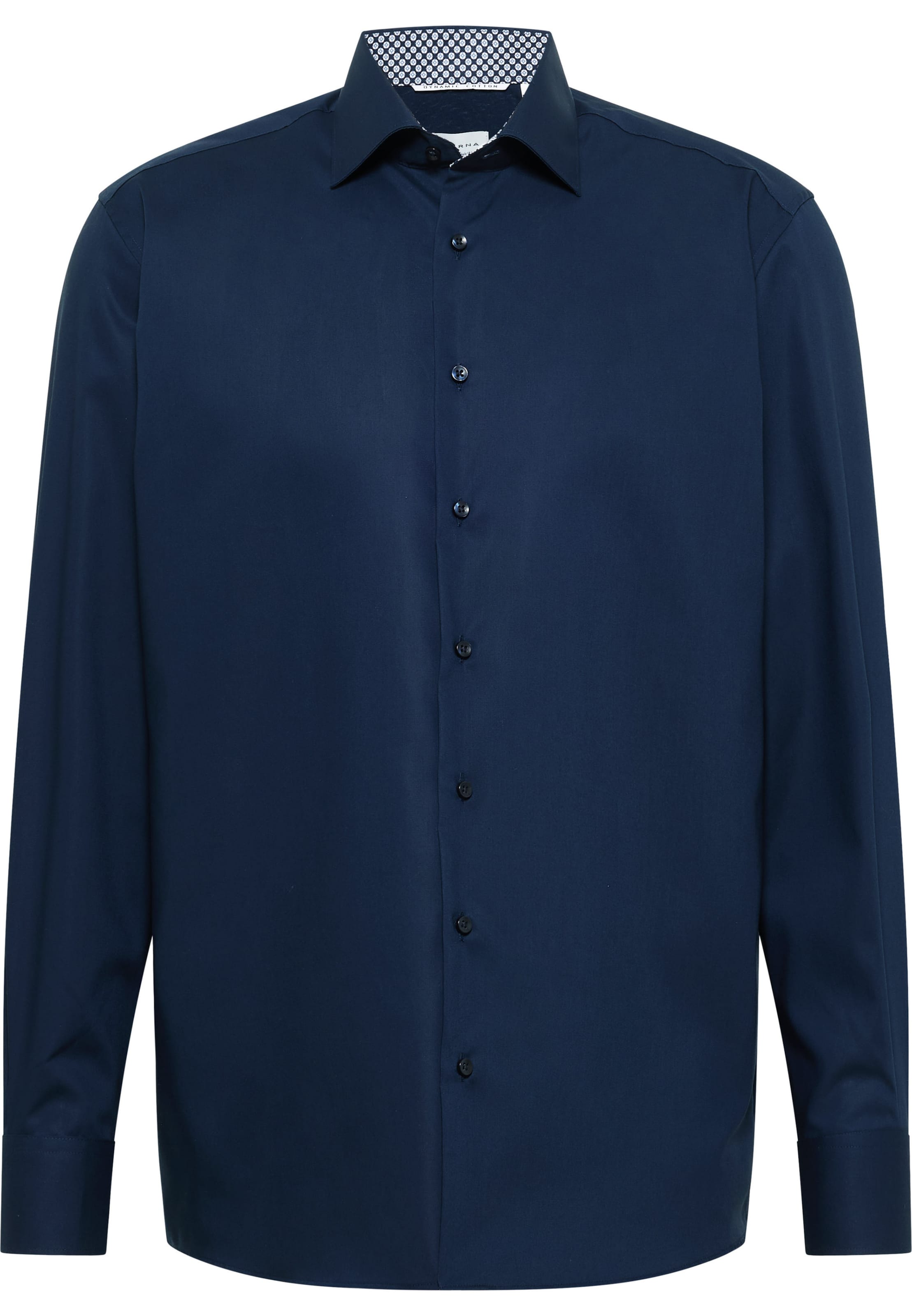 ETERNA Zakelijk overhemd in Blauw: voorkant