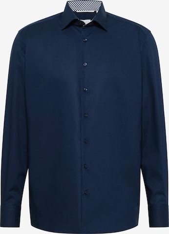 ETERNA Zakelijk overhemd in Blauw: voorkant