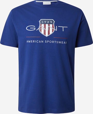 GANT T-Shirt in Blau: Vorderseite