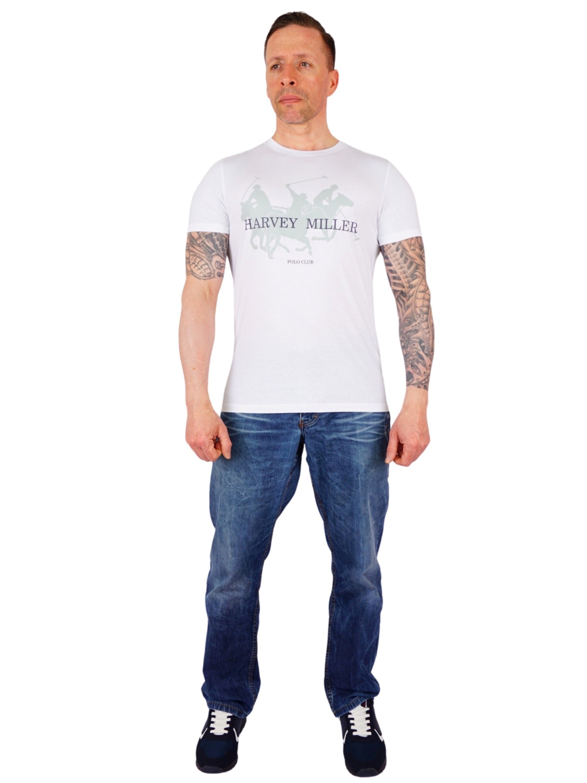 HARVEY MILLER Bluser & t-shirts i hvid