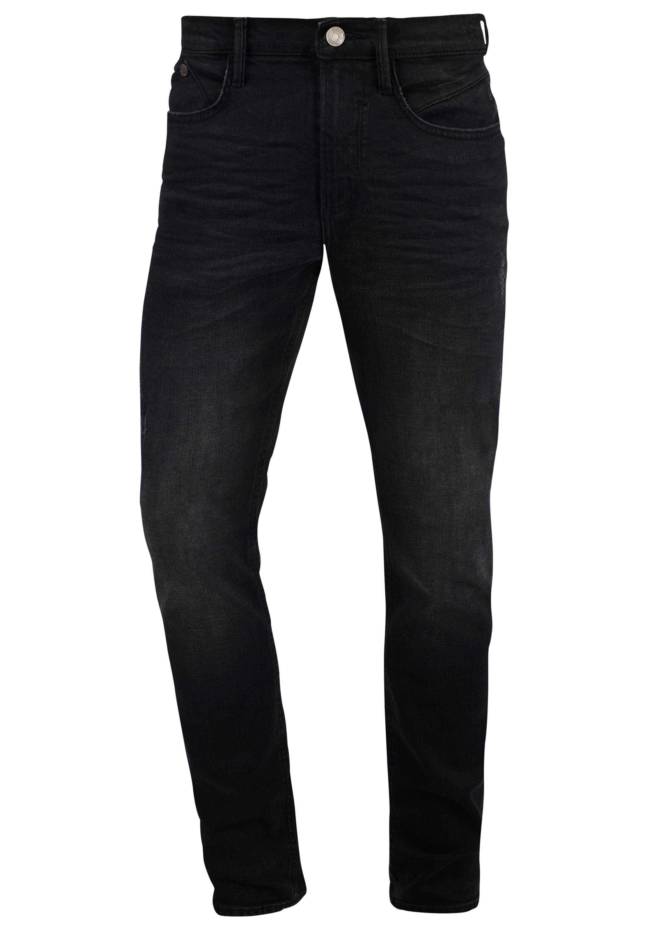 BLEND Slimfit Jeans 'Grilux' in Zwart: voorkant