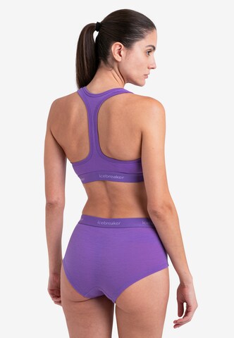 Bustier Soutien-gorge de sport 'Sprite' ICEBREAKER en violet