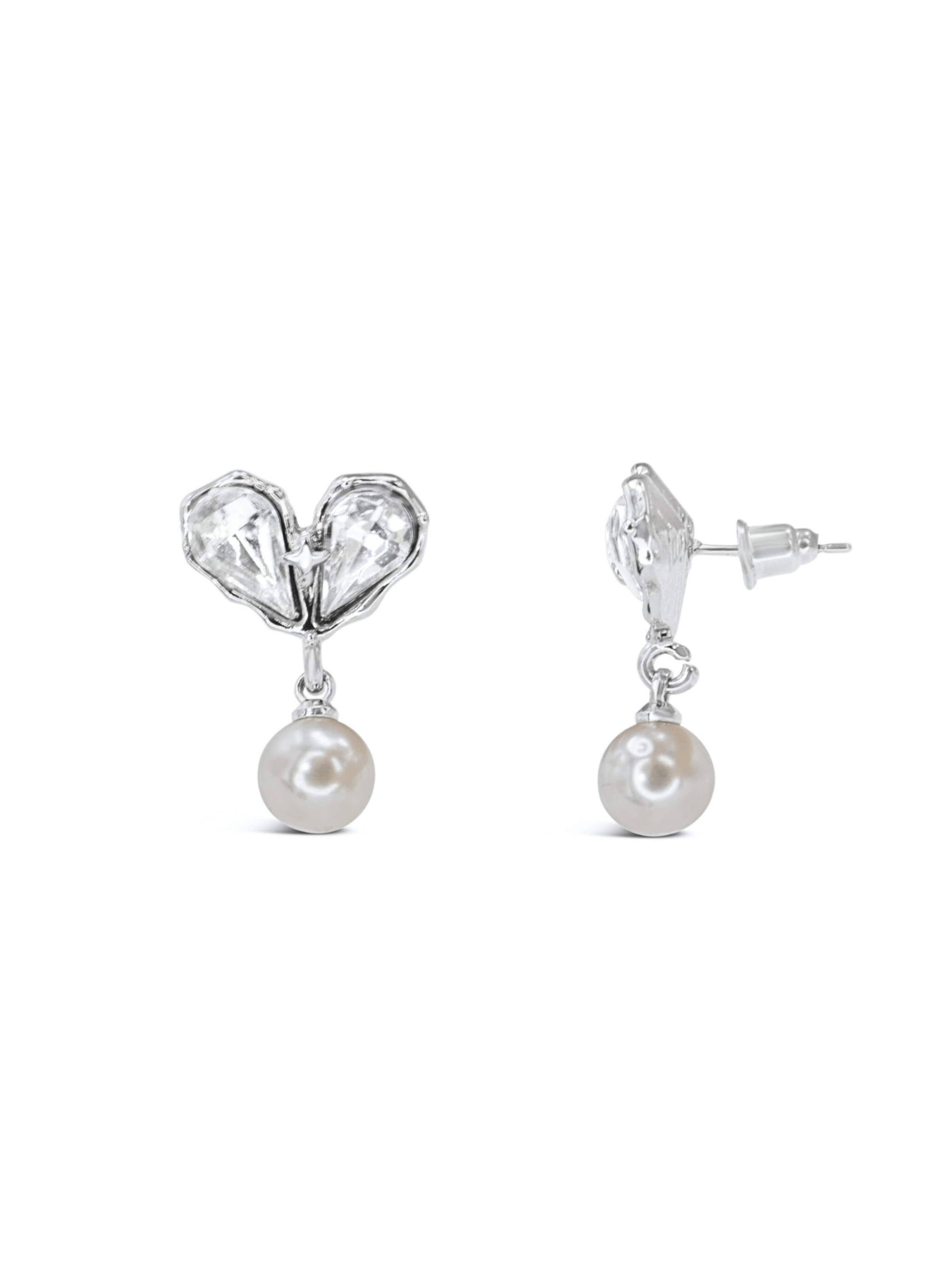 ARS-ARGENTI Ohrringe 'HEARTBREAKER PEARL'‌‌‌‌‌‌ in Silber