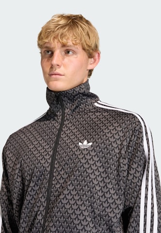 ADIDAS ORIGINALS Sweatvest 'Firebird' in Zwart