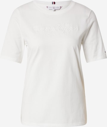 T-shirt TOMMY HILFIGER en blanc : devant