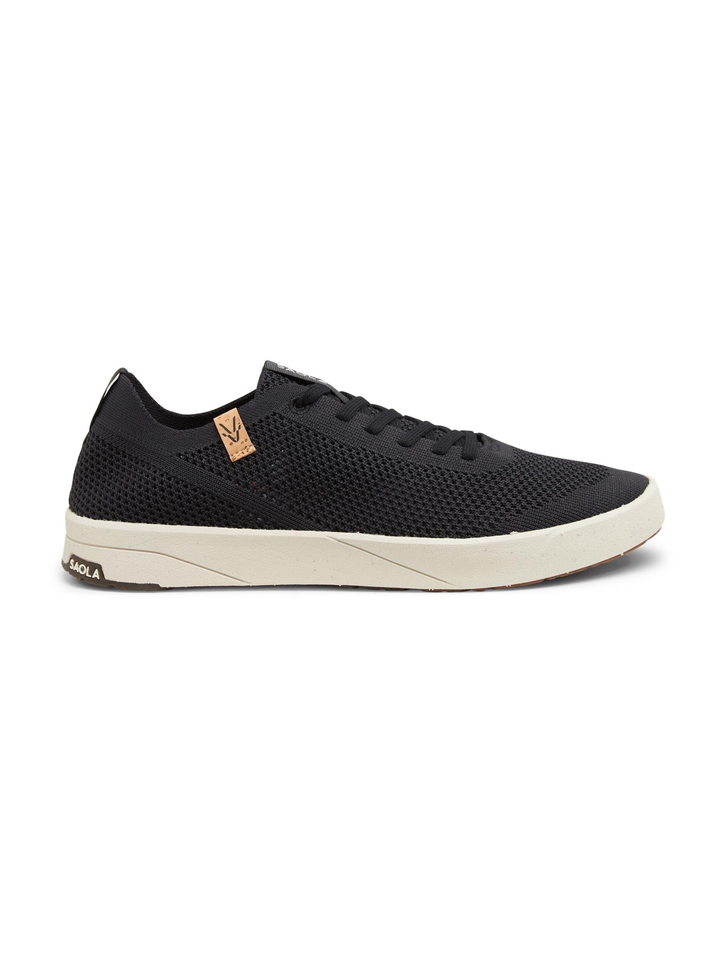 SAOLA Slipper 'Ezo W Black'‌‌‌‌‌‌ in Schwarz: Vorderseite