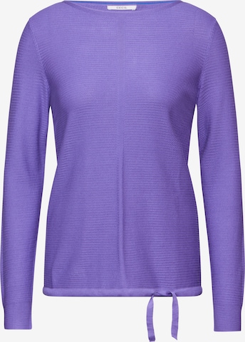 CECIL Pullover in Lila: Vorderseite