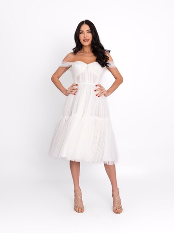 acob a porter Avondjurk in Wit