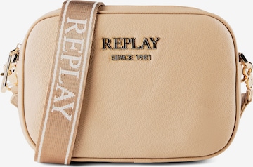 Sac à bandoulière REPLAY en beige : devant