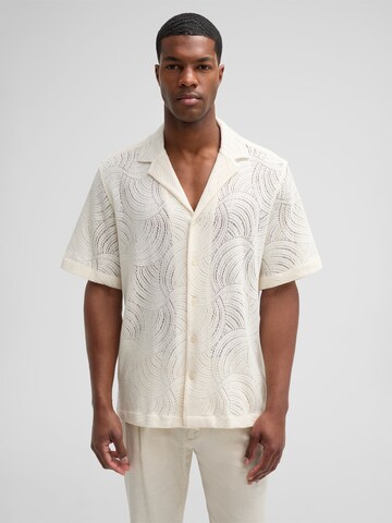 STRELLSON Regular fit Overhemd 'Cliro' in Beige: voorkant