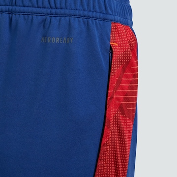 ADIDAS PERFORMANCE Slim fit Workout Pants 'Tiro 24' in Blue