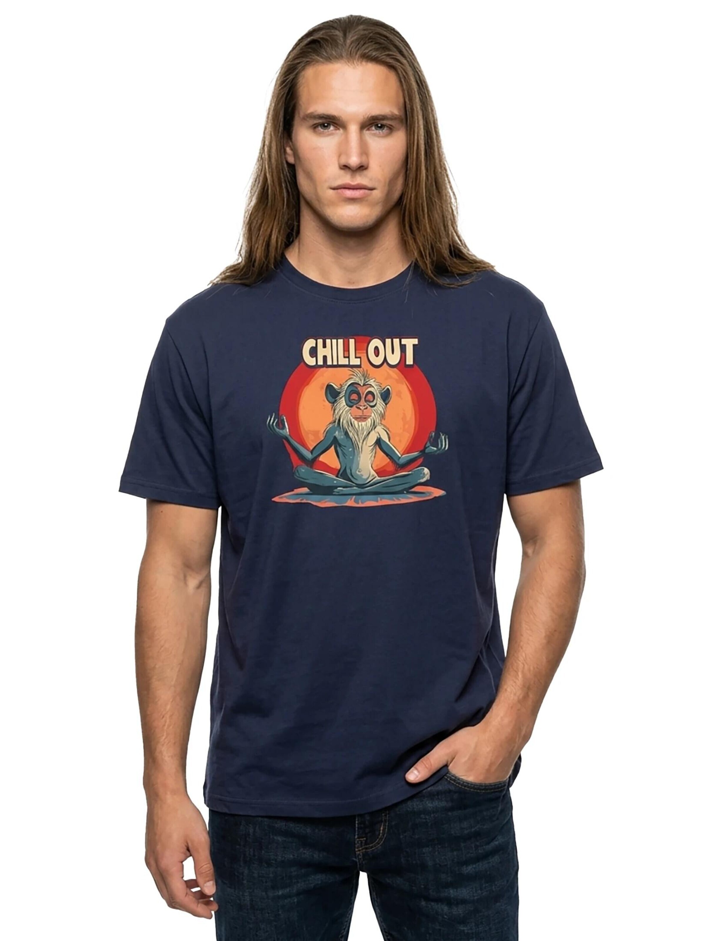 MAKAYA Shirt 'Ruf Chill' in Blue