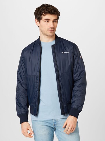 Champion Authentic Athletic Apparel Between-Season Jacket in Blue: front